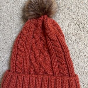 Abercrombie & Fitch Kids' Cable Knit Hat - Rust